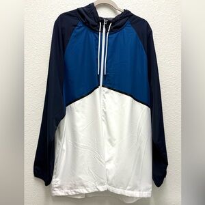 Men’s 3XL Athletic Works Full-Zip Windbreaker Lightweight Jacket